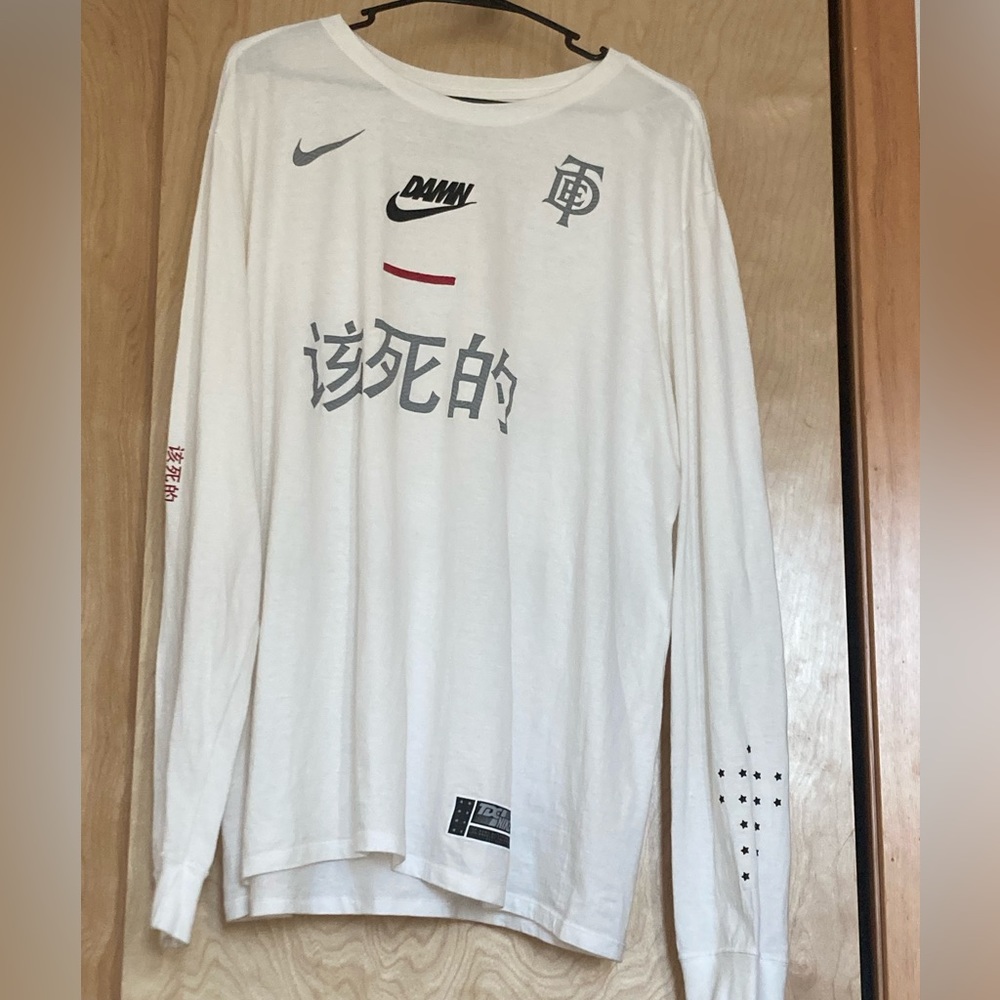 Nike x TDE Kendrick Lamar Damn Long Sleeve shirt